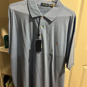 Ralph Lauren Men's Light Blue Polo Shirt